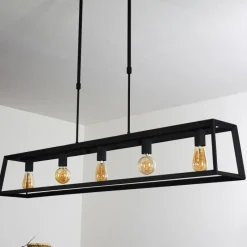 hofstein Suspension Foss Noir, 5 lumières