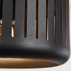 hofstein Suspension Fournie Noir, 3 lumières* Suspensions