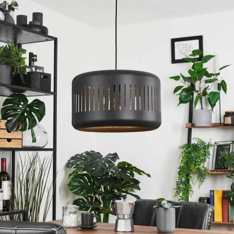 hofstein Suspension Fournie Noir, 1 lumière* Suspensions