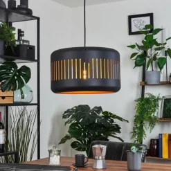 hofstein Suspension Fournie Noir, 1 lumière* Suspensions