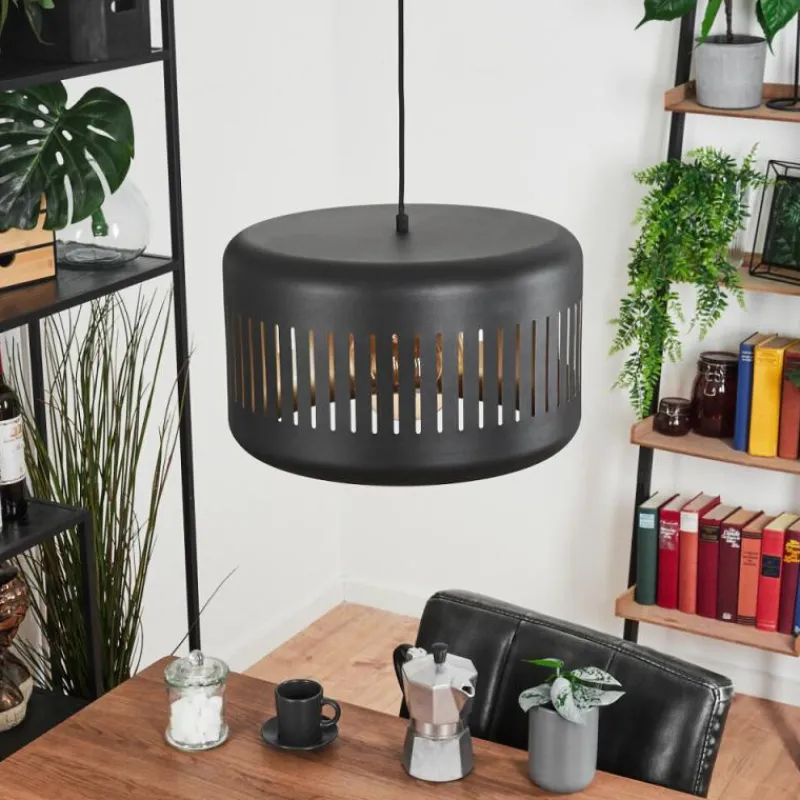 hofstein Suspension Fournie Noir, 1 lumière* Suspensions