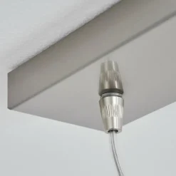 Suspension Verre Fumé-hofstein Suspension Freeport Nickel mat, 3 lumières