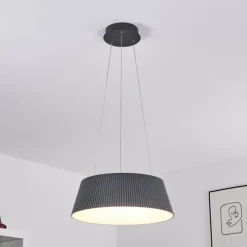 hofstein Suspension Fremont LED Gris, 1 lumière, Télécommandes