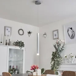 hofstein Suspension Freshwater LED Aluminium, 1 lumière