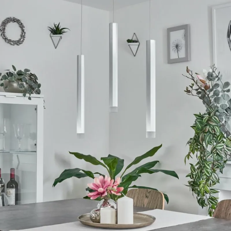 hofstein Suspension Freshwater LED Aluminium, 3 lumières