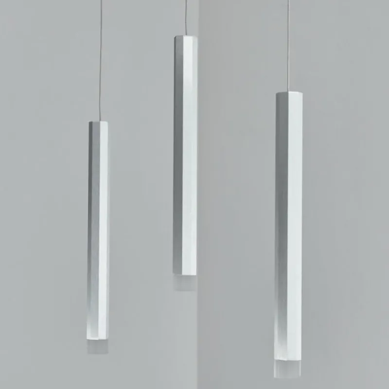 hofstein Suspension Freshwater LED Aluminium, 3 lumières