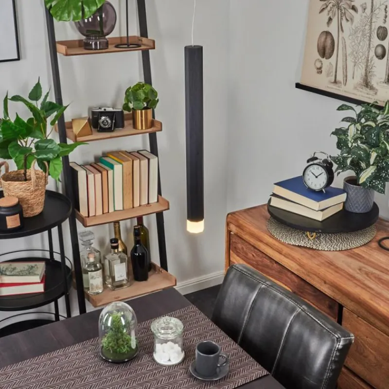 hofstein Suspension Freshwater LED Noir, 1 lumière