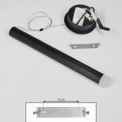 hofstein Suspension Freshwater LED Noir, 1 lumière