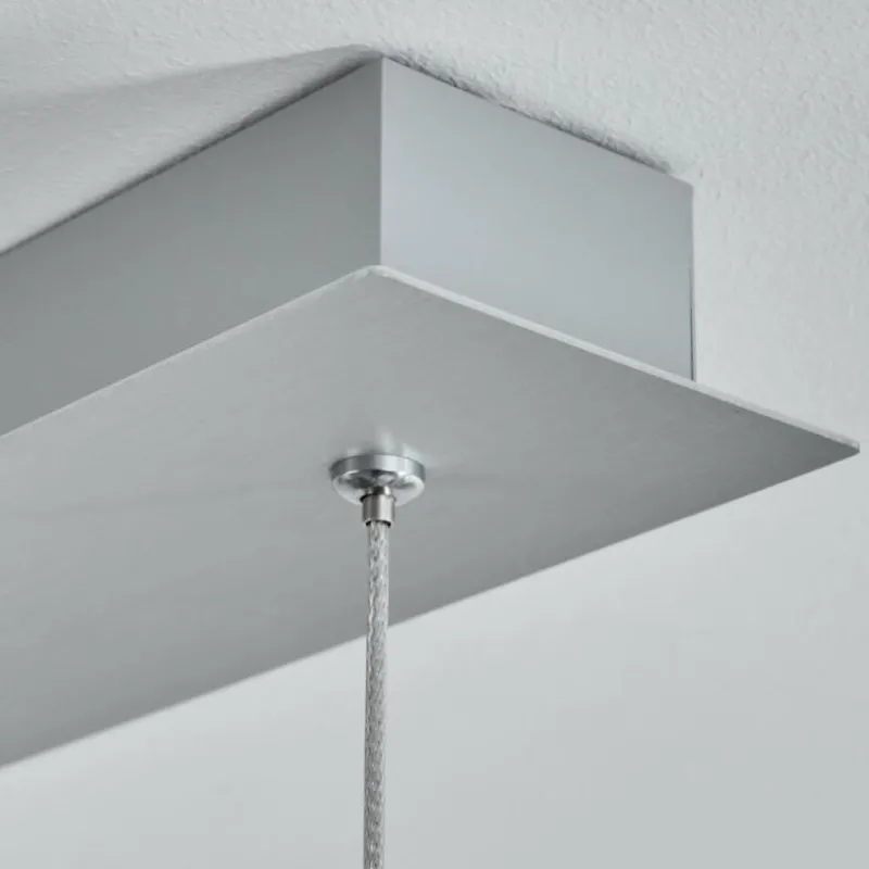hofstein Suspension Freshwater LED Aluminium, 5 lumières