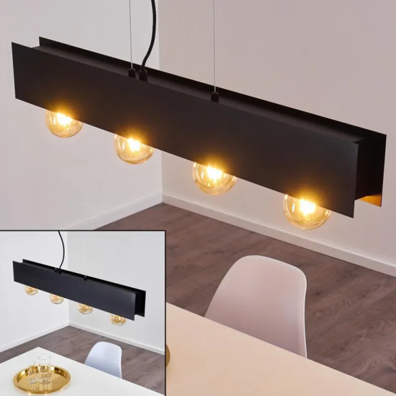 hofstein Suspension Fria Noir, 4 lumières