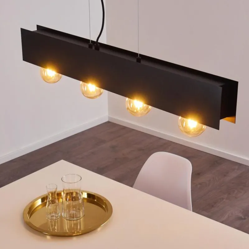 hofstein Suspension Fria Noir, 4 lumières