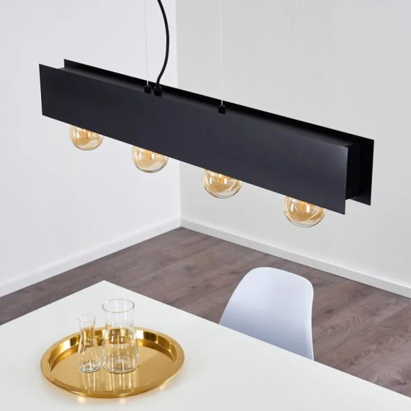 hofstein Suspension Fria Noir, 4 lumières