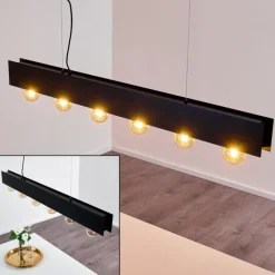 hofstein Suspension Fria Noir, 6 lumières