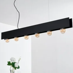 hofstein Suspension Fria Noir, 6 lumières