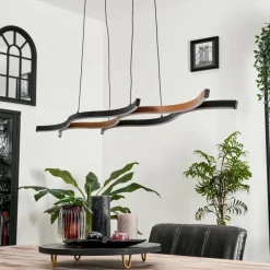 hofstein Suspension Fuliola LED Noir, 1 lumière