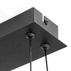 hofstein Suspension Fuliola LED Noir, 1 lumière