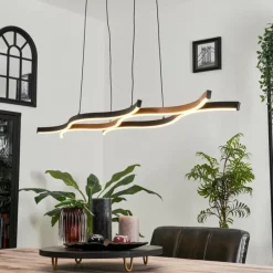 hofstein Suspension Fuliola LED Noir, 1 lumière