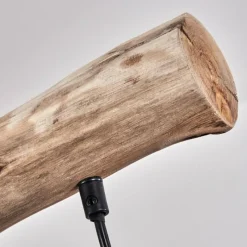 Lampes Industrielles-hofstein Suspension Gainesville Bois foncé, Noir, 4 lumières