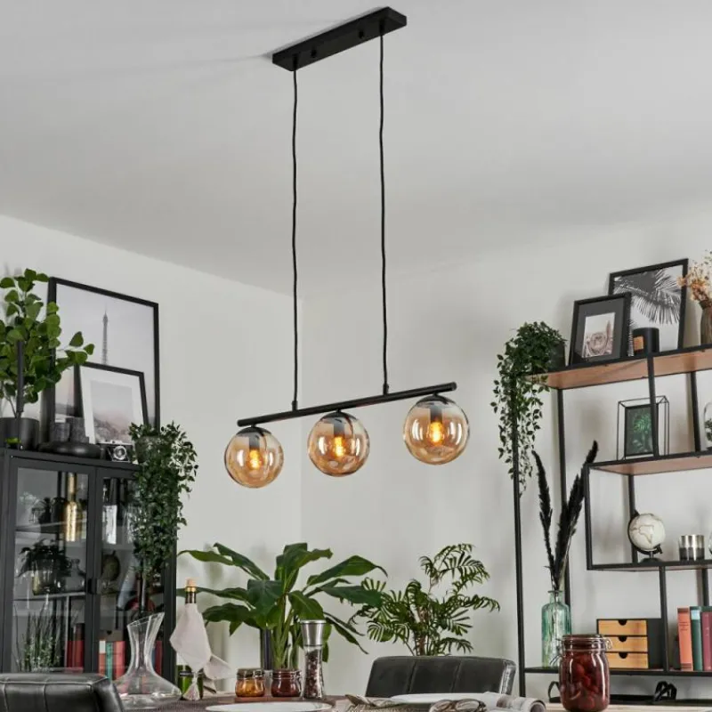 hofstein Suspension Gastor Ambre, 3 lumières