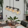 hofstein Suspension Gastor Ambre, Clair, 4 lumières
