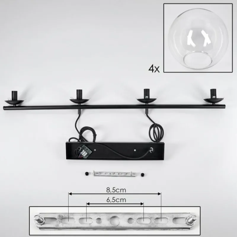 hofstein Suspension Gastor Clair, 4 lumières