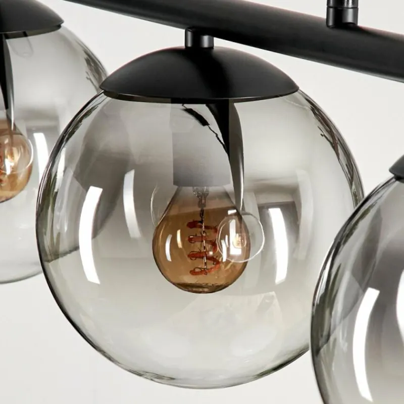 hofstein Suspension Gastor Clair, Fumé, 3 lumières