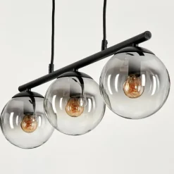 hofstein Suspension Gastor Clair, Fumé, 3 lumières