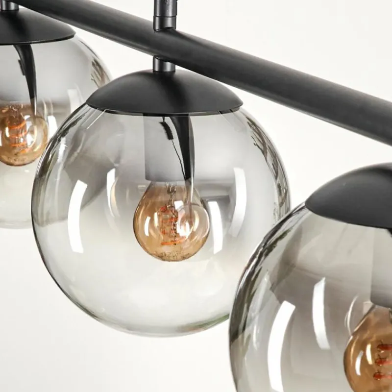 hofstein Suspension Gastor Clair, Fumé, 4 lumières