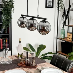 hofstein Suspension Gastor Fumé, 3 lumières