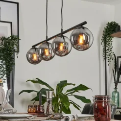 hofstein Suspension Gastor Fumé, 4 lumières