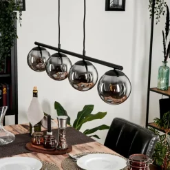 hofstein Suspension Gastor Fumé, 4 lumières