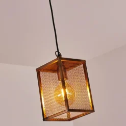 Lampes Vintages & Rétros-hofstein Suspension Gatineau Cuivre, 1 lumière