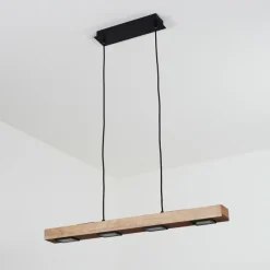 hofstein Suspension Giresta LED Noir, 6 lumières