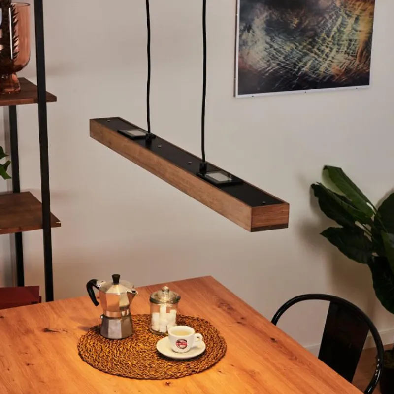 hofstein Suspension Giresta LED Noir, 6 lumières