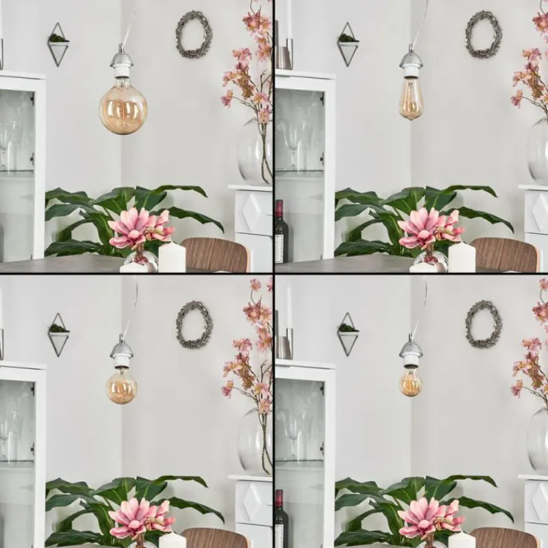 hofstein Suspension Girouxville Chrome, Blanc, 1 lumière