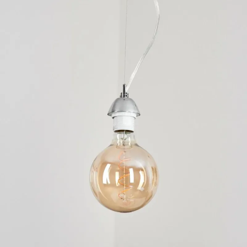 hofstein Suspension Girouxville Chrome, Blanc, 1 lumière