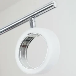 hofstein Suspension Globine LED Chrome, 4 lumières