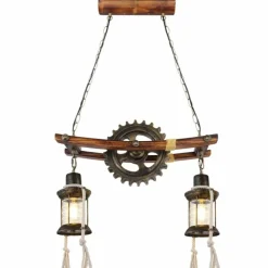 Luminaires Globo Lighting Suspension Globo ABELLA Ancien, 2 lumières