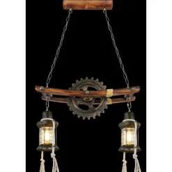 Luminaires Globo Lighting Suspension Globo ABELLA Ancien, 2 lumières