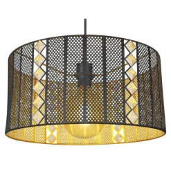 Luminaires Globo Lighting Suspension Globo ABINI Noir, 1 lumière* Suspensions