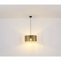 Luminaires Globo Lighting Suspension Globo ABINI Noir, 1 lumière* Suspensions