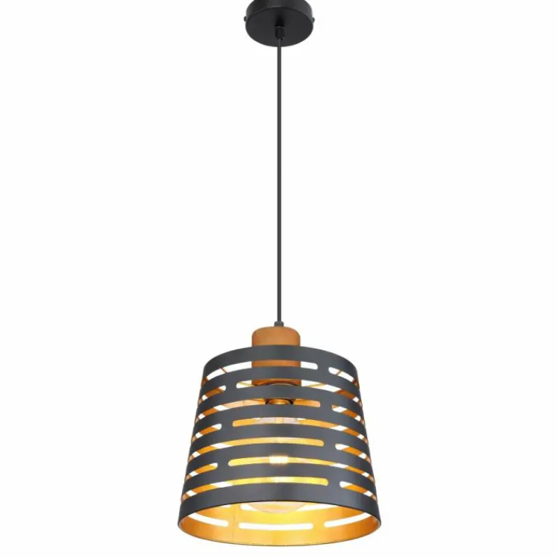 Luminaires Globo Lighting Suspension Globo ABLONA Noir, 1 lumière* Suspensions