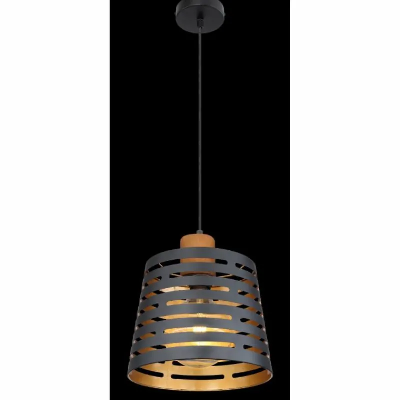 Luminaires Globo Lighting Suspension Globo ABLONA Noir, 1 lumière* Suspensions