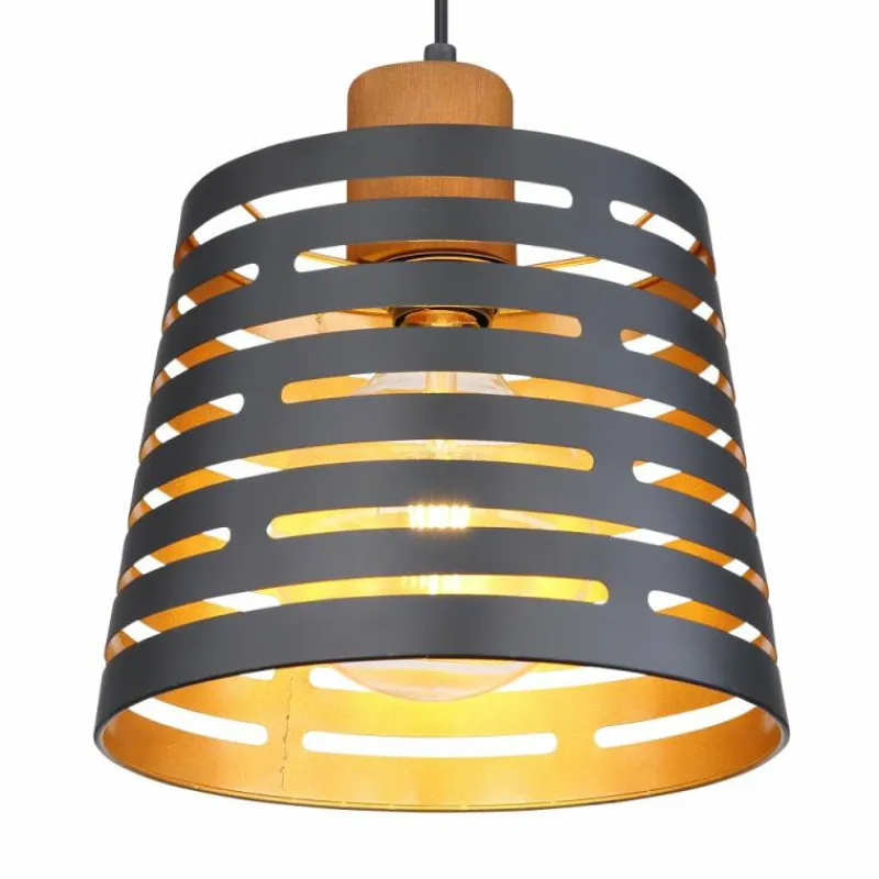 Luminaires Globo Lighting Suspension Globo ABLONA Noir, 1 lumière* Suspensions