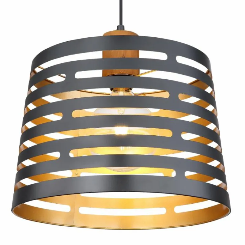 Luminaires Globo Lighting Suspension Globo ABLONA Noir, 1 lumière* Suspensions