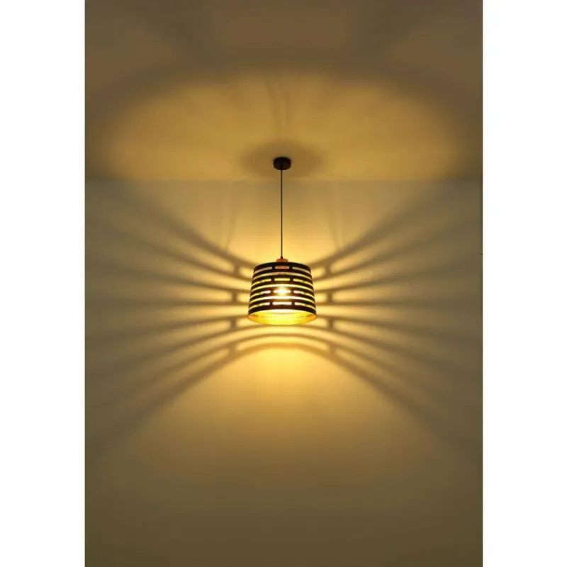 Luminaires Globo Lighting Suspension Globo ABLONA Noir, 1 lumière* Suspensions