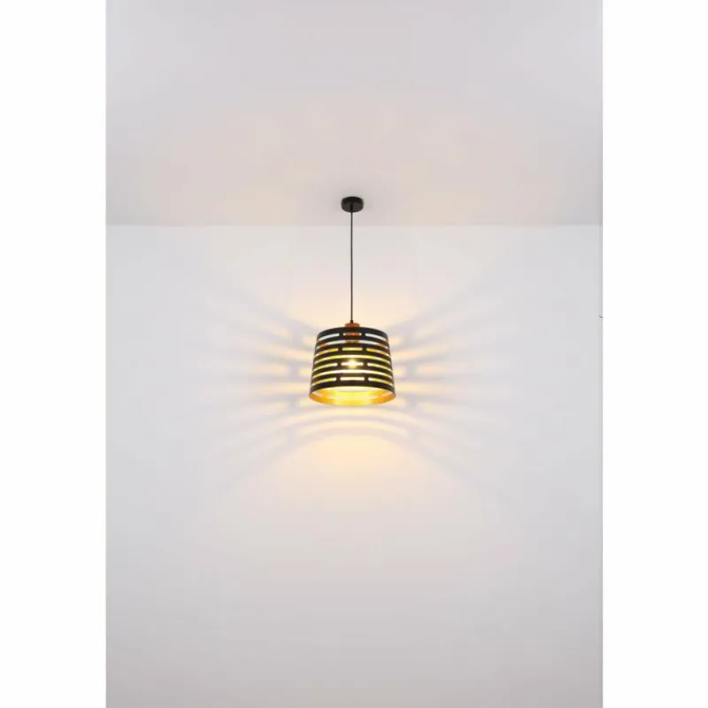 Luminaires Globo Lighting Suspension Globo ABLONA Noir, 1 lumière* Suspensions