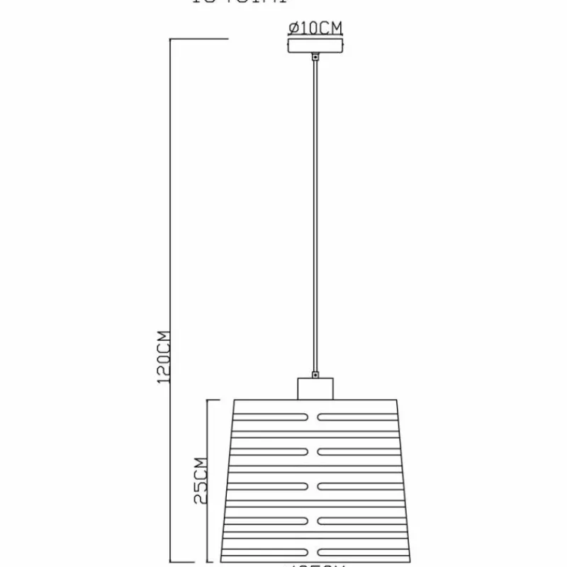 Luminaires Globo Lighting Suspension Globo ABLONA Noir, 1 lumière* Suspensions