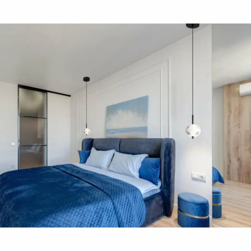 Luminaires Globo Lighting Suspension Globo AIDA LED Noir, 1 lumière* Suspensions