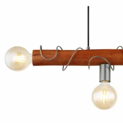 Luminaires Globo Lighting Suspension Globo ALICE Noir, 4 lumières* Suspensions